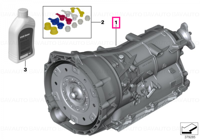 24008693341 - Automatic gearbox Eh GA8HP50Z - ZYN - Original BMW