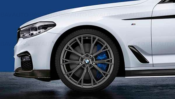 Janta aliaj usor - M Performance Double Spoke 669M - Bicolor Gri/Argintiu (Orbitgrey/Bright-Turned) - 8Jx20 ET:30 - BMW Seria 5 G30 G31