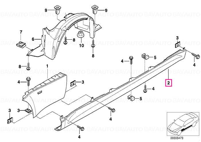 41218401405 - Entrance - Original BMW