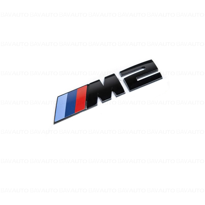 51145A76513 - Emblema M Performance M2, Negru Lucios (Black) - BMW Seria 2 G87 M2 - Original BMW