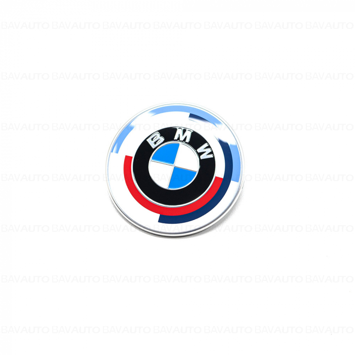 51148087196 - Emblema portbagaj BMW M 50 de ani - 74mm	 - Original BMW