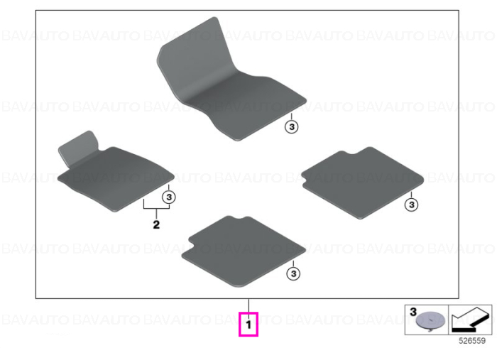 Set covorase fata/spate, M, Velur, Negru - BMW Seria 7 G70