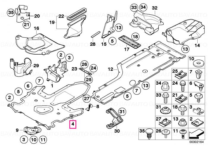 51757162579 - Protectie podea - Original BMW