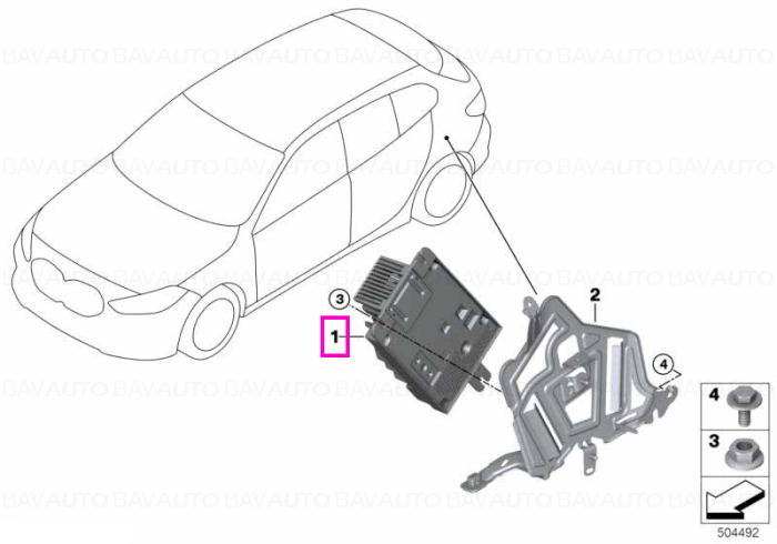 Receptor audio digital, DAB/MID - BMW Seria 1, Seria 2, Seria 3, Seria 4, Seria 5, Seria 6, Seria 7, Seria 8, i4, iX3, iX, X1, X2, X3, X4, X5, X6, X7, Z4 - Mini Aceman J05, Cooper J01, Countryman U25