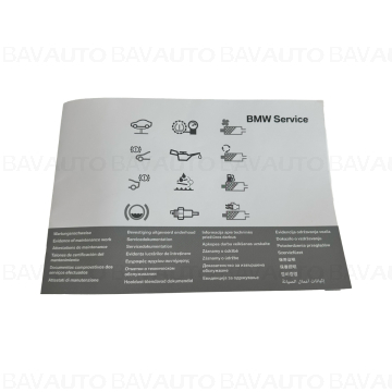 01402955001 - Caiet service BMW  - Original BMW