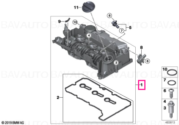 11128579960 - Cylinder head cover  - Original BMW