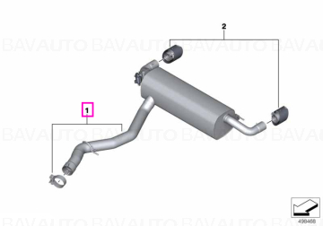 Toba de esapament "BMW M Performance" - BMW Seria 3 G20