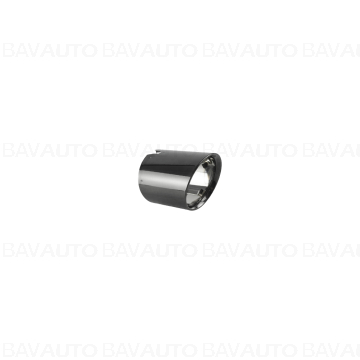 Ornament final evacuare, Negru (Black Chrome), D=100mm - BMW Seria 2 G87 M2, Seria 3 G80 G81 M3, Seria 4 G82 G83 M4