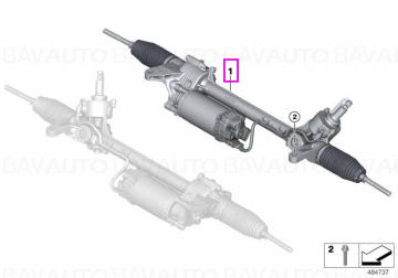 32107908980 - Caseta de directie - BMW Seria 5 F90M5, Seria 8 F91M8 F92M8 F93M8 - Original BMW Group