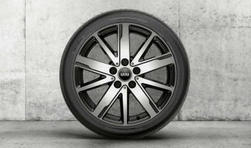  Janta aliaj usor - Scissor Spoke 830 - Bicolor Negru/Argintiu (Jet Black Sol. Paint / Bright Turned) - 7Jx17 ET:54 - Mini Cabrio F57, F55, F56	