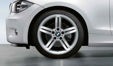  Janta aliaj usor - M Performance Double Spoke 208M - Argintiu (Silver) - 8,5Jx18 ET:52 - BMW Seria 1 E81 E82 E87 E88	