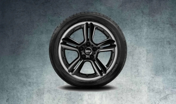  Janta aliaj usor - 5 Star Double Spoke R127 - Negru (Black) - 7,5Jx18 ET:52 - Mini Countryman R60, Paceman R61