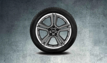  Janta aliaj usor - 5 Star Double Spoke R127 - Gri (Anthracite Grey) - 7,5Jx18 ET:52 - Mini Countryman R60, Paceman R61	