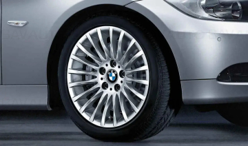  Janta aliaj usor - Radial Spoke 187 - Argintiu (Silver) - 8Jx17 ET:34 - BMW Seria 3 E90 E91 E92 E93