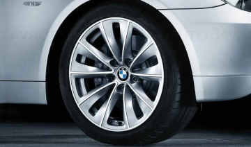  Janta aliaj usor - Double Spoke 247 - Argintiu, Forjat (Forged Silver) - 8Jx18 ET:20 - BMW Seria 5 E60 E61