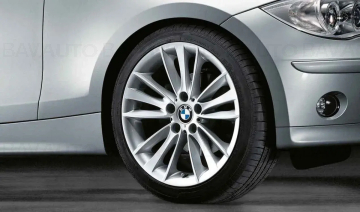  Janta aliaj usor - W-Spoke 263 - Argintiu (Silver) - 7,5Jx18 ET:49 - BMW Seria 1 E81 E82 E87 E88	