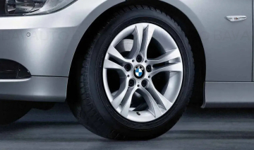 36116780907 -  Janta aliaj usor - Double Spoke 268 - Argintiu (Reflex Silver) - 7Jx16 ET:31 - BMW Seria 3 E90 E91 - Original BMW