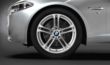 36117848572 -  Janta aliaj usor - M Performance Double Spoke 613M - Argintiu (Silver) - 8Jx18 ET:30 - BMW Seria 5 F10 F11, Seria 6 F06 F12 F13 - Original BMW