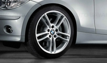  Janta aliaj usor - M Performance Double Spoke 261M - Argintiu (Reflex Silver) - 7,5Jx18 ET:49 - BMW Seria 1 E81 E82 E87 E88