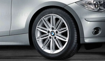  Janta aliaj usor - M Performance Double Spoke 207M - Argintiu (Silver) - 7Jx17 ET:47 - BMW Seria 1 E81 E82 E87 E88	