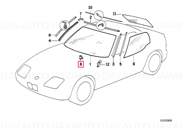 51311925433 - Tampon ornament - Original BMW