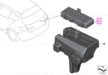  Unitate de control automată a hayonului (modul HKF) - BMW Seria 1 F40, Seria 3 G20 G21 G28, Seria 5 F90M5 G30 G38, Seria 7 G11 G12, Seria 8 F92M8 F93M8 G15 G16, i3 G28, i4 G26, X3 G01 G08 F97M, X4 G02 F98M, X5 F95M, X6 G06 F96M (de la 01.12.2019)	