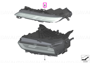 Ansamblu far led, dreapta sus - BMW Seria 7 G70