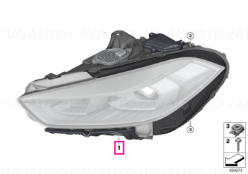 63119448102 - Headlight Bi-LED AHL right  - Original BMW