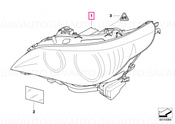 63127177752 - Far bi-xenon dreapta - Original BMW