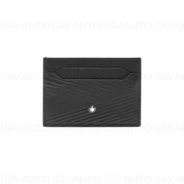 80215A8F286 - Portofel carduri "Montblanc pentru BMW", piele naturala, Negru (Black) - Original BMW