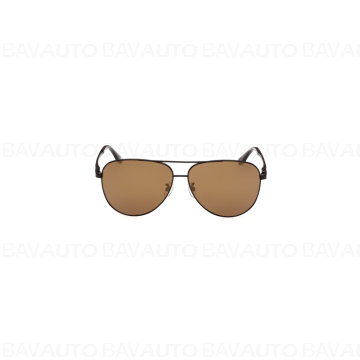 Ochelari de soare tip aviator, logo pe rama BMW Negru Mat (Black Matt) gravat cu laser, lentila Auriu (Gold)