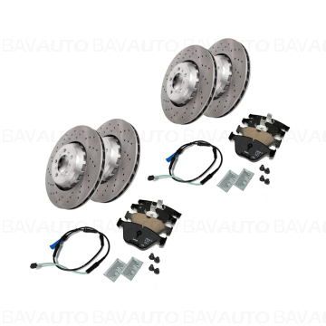 kitpd0187 - Set discuri si placute frana originale, punte fata si punte spate - BMW Seria 2 G87M2, Seria 3 G80M3 G81M3, Seria 4 G82M4 G83M4 - tip motor S58T, S58O - Original BMW Group