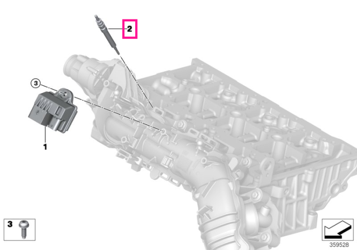 Bujie incandescenta - BMW Seria 1 F20 F21, Seria 2 F45 F46, X1 F48 - Mini Clubman F54, Countryman F60