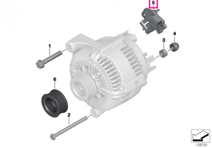 Regulator voltaj 180A - BMW Seria 1 E82 E87 E88, Seria 3 E90 E91 E92, Seria 5 E60 E61, Seria 6 E63 E63, Seria 7 E65 E66, X5 E53 E70, X6 E71