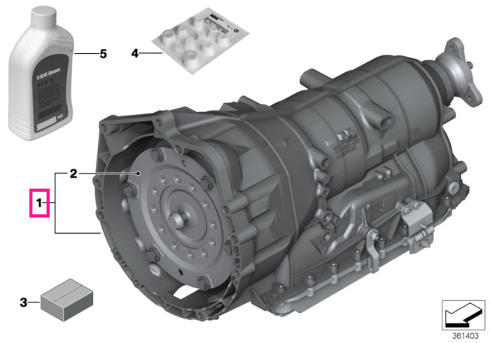 Cutie de viteze automată recondiționată (GA6HP19Z) - BMW E60 520i M54