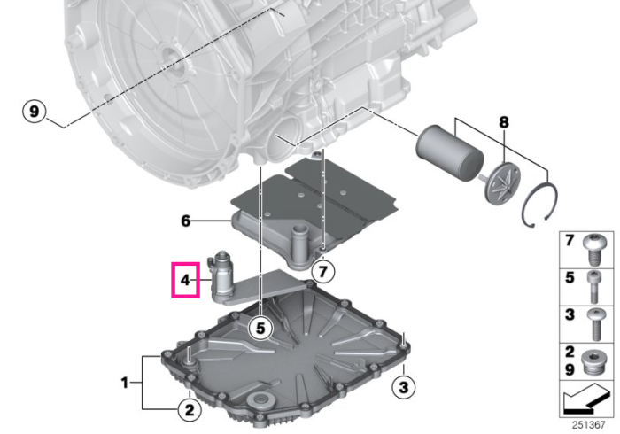 Pompa lichid transmisie, cutie de viteze cu dublu ambreiaj - BMW Seria 1 E82 E88, Seria 2 F87 M2, Seria 3 E90 E92 E93 F80 M3, Seria 4 F82 F83 M4, Seria 5 F10, Seria 6 F06 F12 F13, Z4 E89