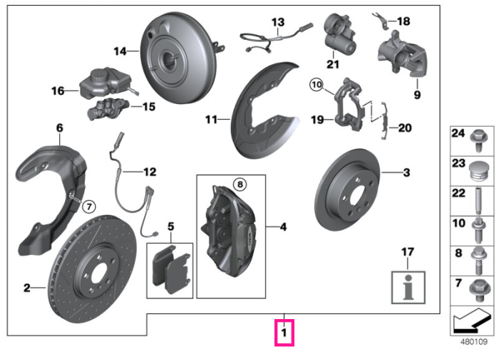 Kit retrofit frane sport F54 JCW - Mini Clubman F54