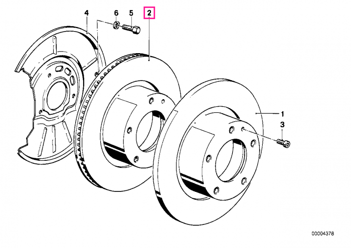 Disc frana Ø300, ventilat, 300x22mm, Punte Fata - BMW Seria 3 E46, Z3 E36, Z4 E85