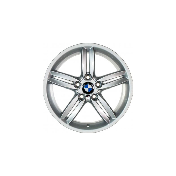  Janta aliaj usor - M Performance Double Spoke 208M - Argintiu (Silver) - 8,5Jx18 ET:52 - BMW Seria 1 E81 E82 E87 E88	