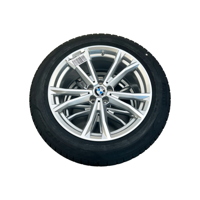 Roata completa de iarna - BMW Double Spoke 903 - Pirelli P-Zero Winter* (BMW) - 245/50R19 105H XL - TPMS / RDCi - BMW Seria 7 G70