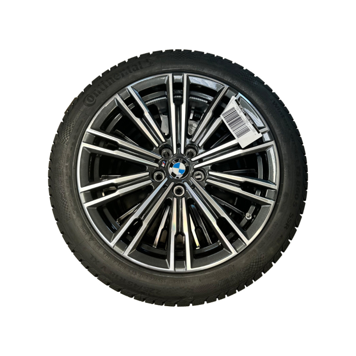 Roata completa de iarna - M Performance Double Spoke 790M - Continental, Winter Contact TS860S SSR - 7,5Jx18 225/45 R18 95V - TPMS/RDCi - BMW Seria 2 G42, Seria 3 G20 G21, Seria 4 G22 G23 - Punte Fata