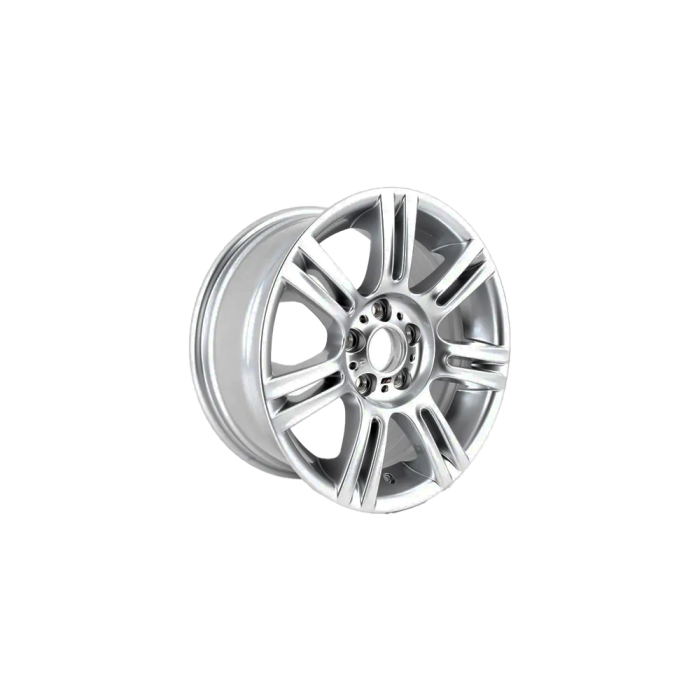  Janta aliaj usor - M Performance Double Spoke 194M - Argintiu (Silver) - 8Jx17 ET:34 - BMW Seria 3 E90 E91 E92 E93