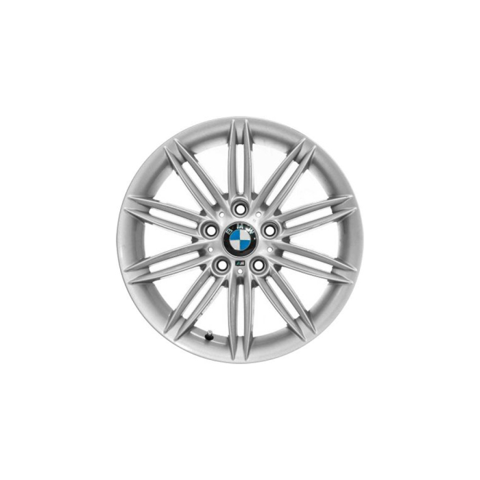  Janta aliaj usor - M Performance Double Spoke 207M - Argintiu (Silver) - 7Jx17 ET:47 - BMW Seria 1 E81 E82 E87 E88	