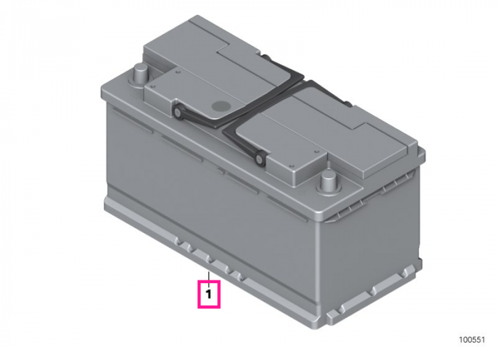 Baterie standard originala BMW EFB - 70AH - BMW Seria 1 F40, Seria 2 F44 F45 F46, X1 F48, X2 F39 - Mini Cabrio F57, Clubman F54, Countryman F60, F55, F56