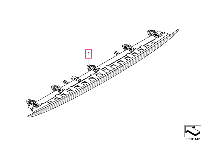 Lampa stop aditionala - BMW Seria 6 E64