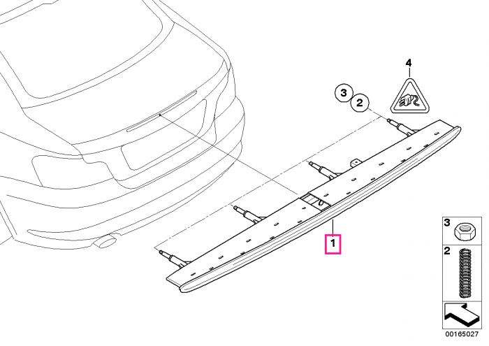 Lampa stop aditionala - BMW Seria 1 E82 E88