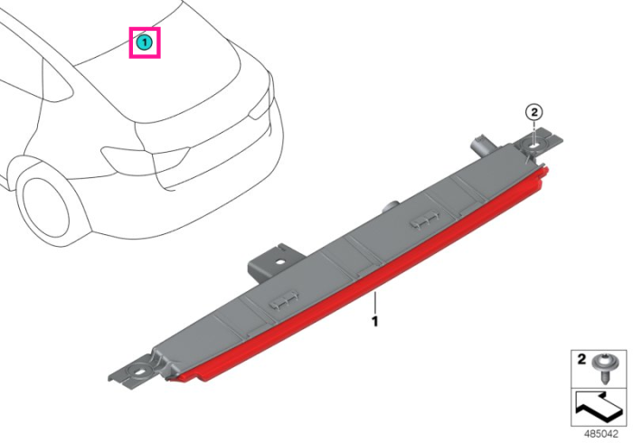 Lampa stop aditionala - BMW X2 F39