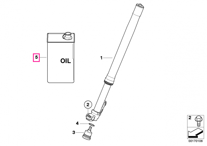  Ulei furca telescopica - Tip 2 - 1000ml