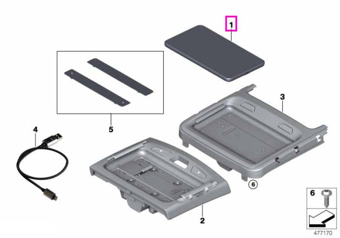 Tableta control, touch-screen - BMW Seria 7 G11 G12